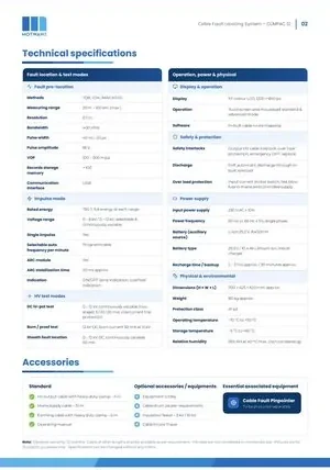 Surge Wave Tester catalogue page 2